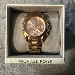 Women's Chronograph Mini Bradshaw Rose Gold-Tone Stainless Steel Bracelet Watch